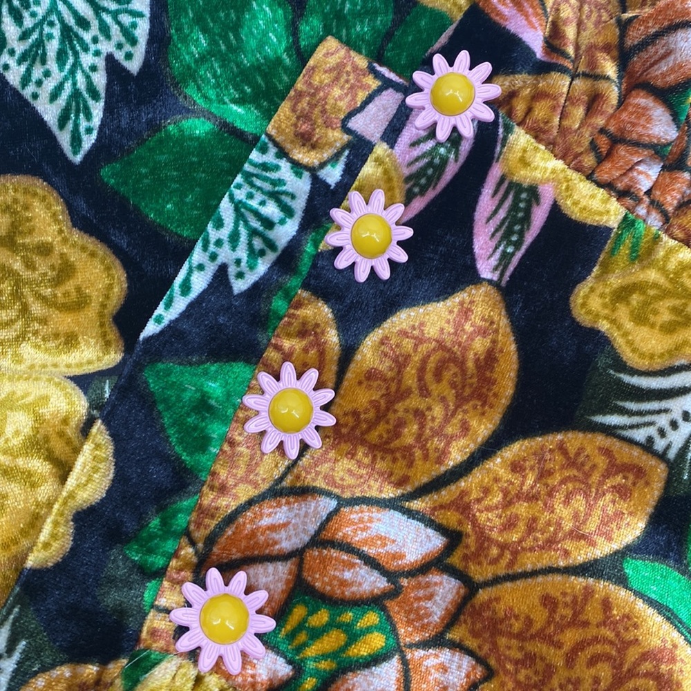 FARM RIO Garden Velvet Dress - Picture 4 of 16
